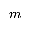 m