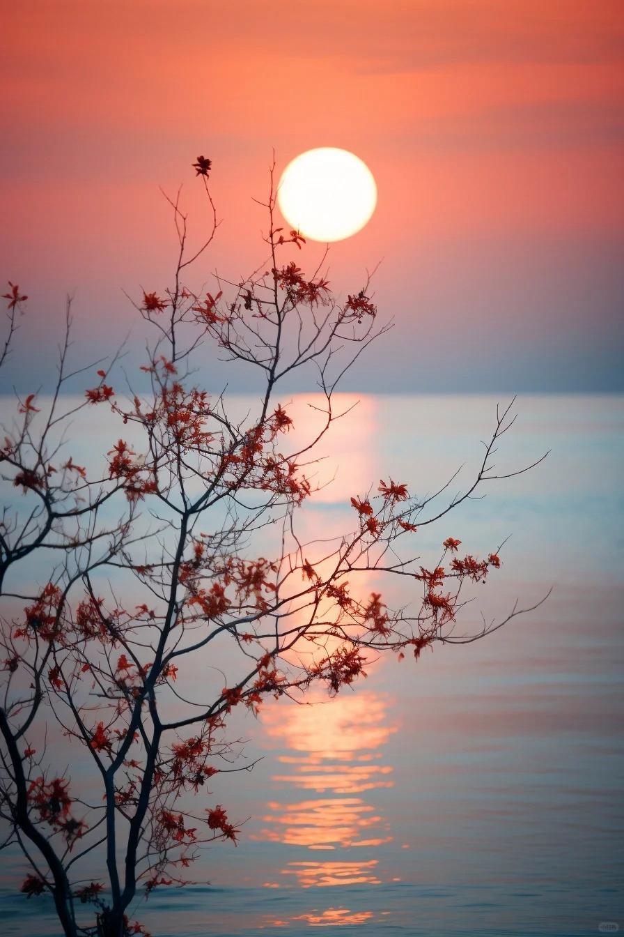 大漠孤烟直,长河落日圆.24句以小见大诗词:尺幅千里,意境壮阔