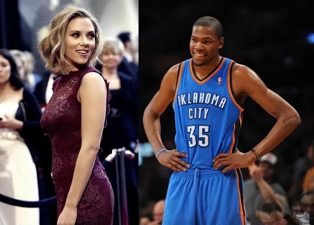 我们知道,杜兰特的女神是斯嘉丽-约翰逊,kd甚至曾公开示爱,不过寡姐