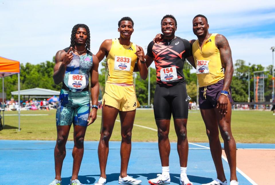 佛罗里达赛中国男子4乘100米接力获第三 苏炳添谢震业