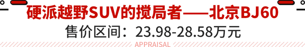 23.98万起分时四驱/三把锁/过千续航北京BJ60正式上市！privateplacement