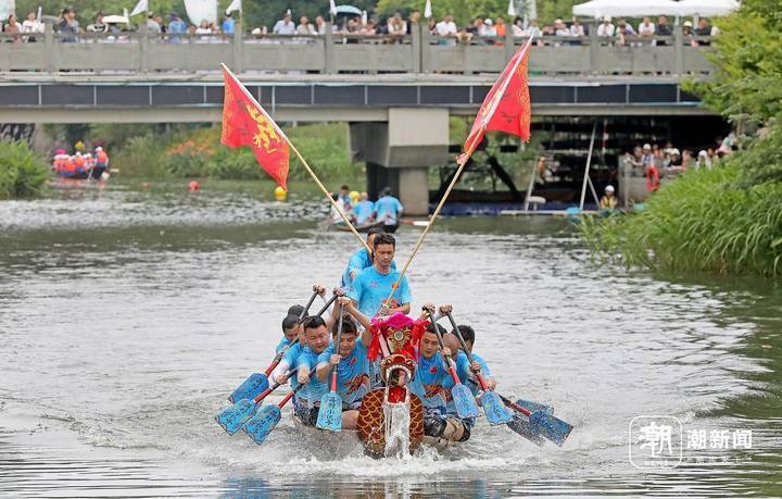 杭州蒋村龙舟奋楫迎端午
