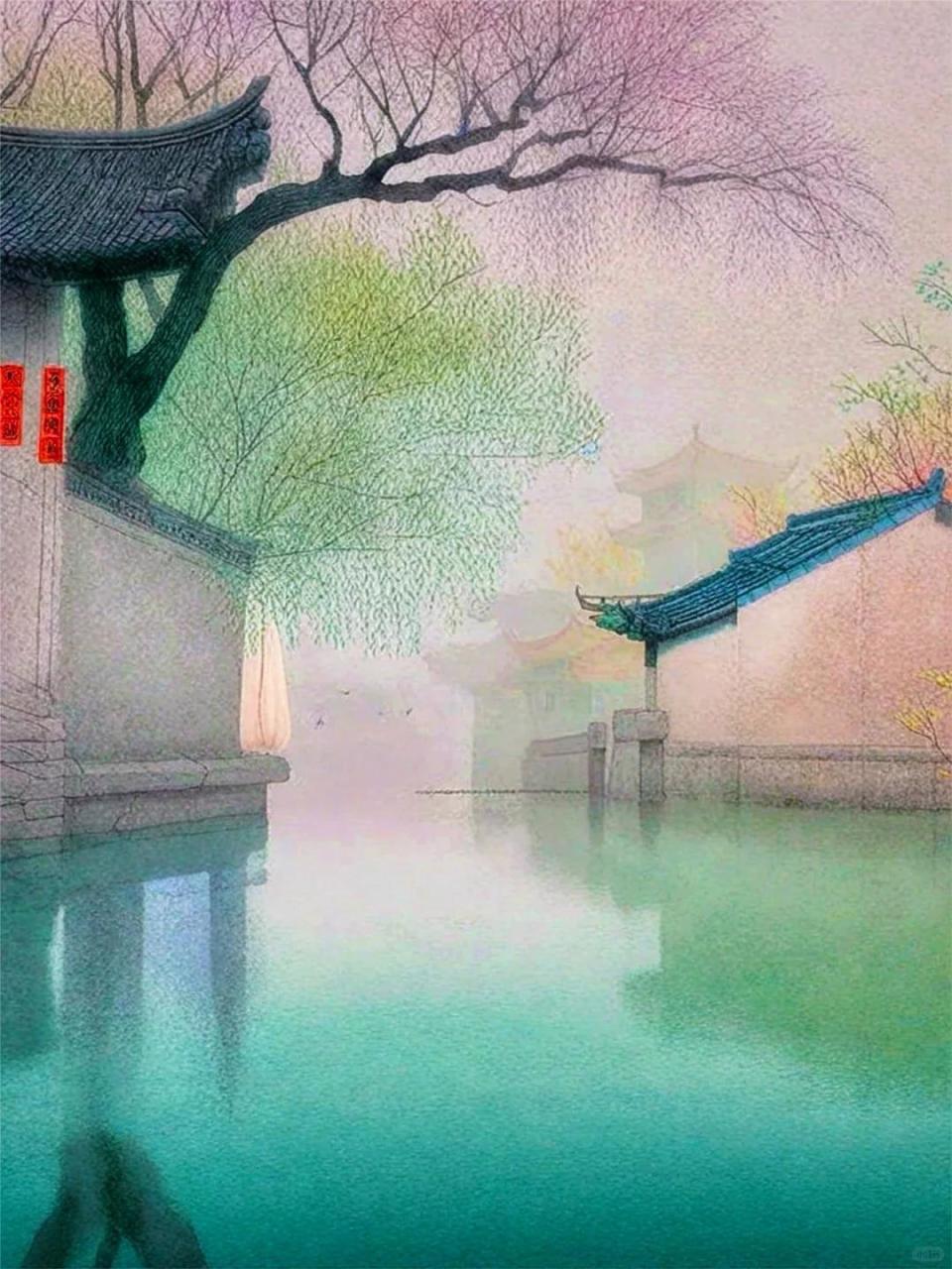 同云淡淡,微月昏昏.50句美景诗词,原来四言诗词也如此有诗意