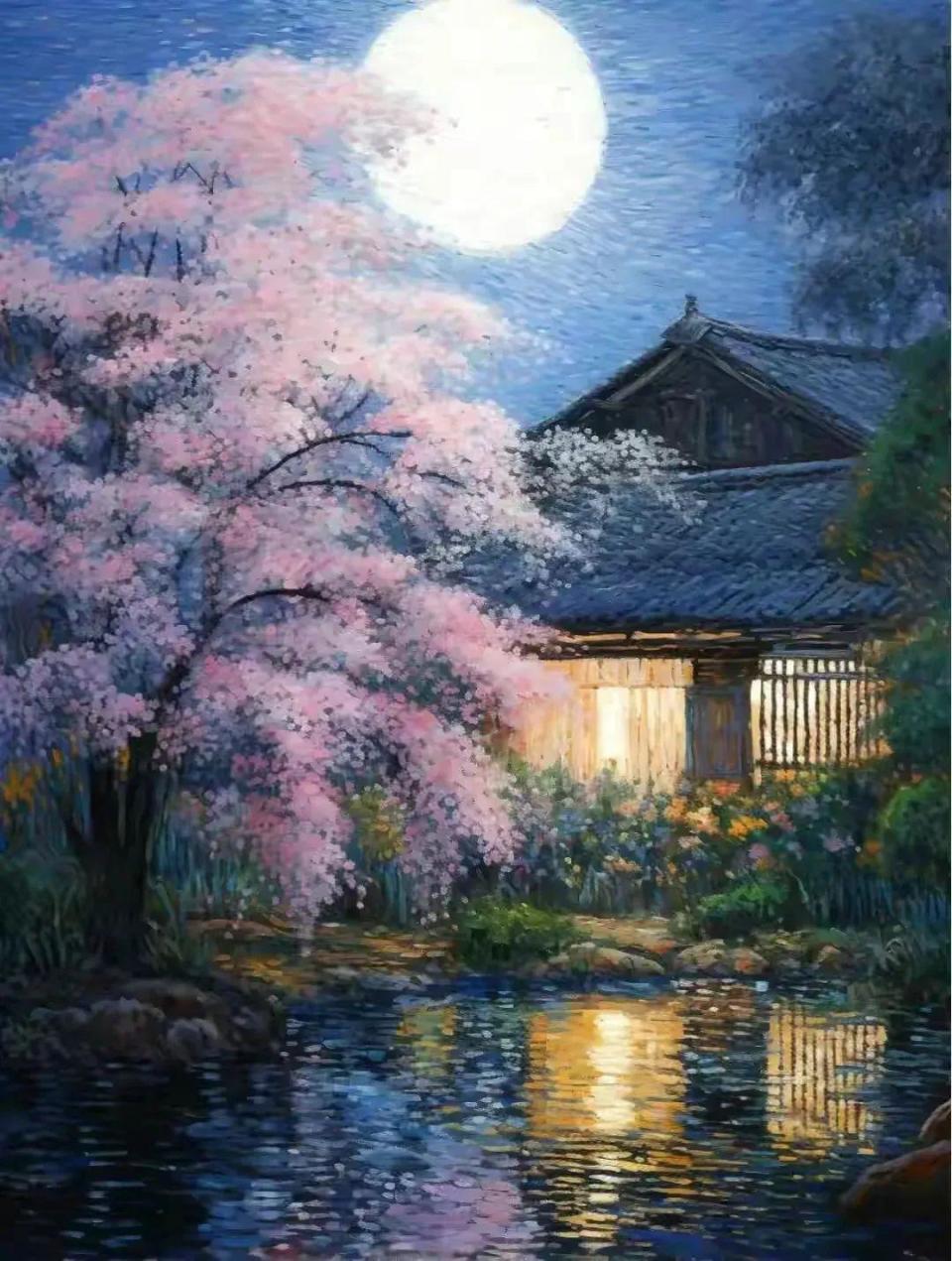 一树梨花一溪月,不知今夜属何人?23句唯美惊艳诗句,一眼万年