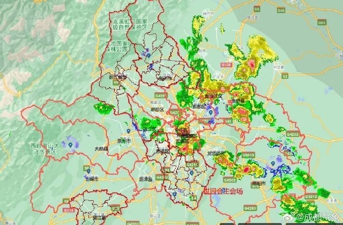 好大的雨！成都气象：很局部！腾讯新闻 2457