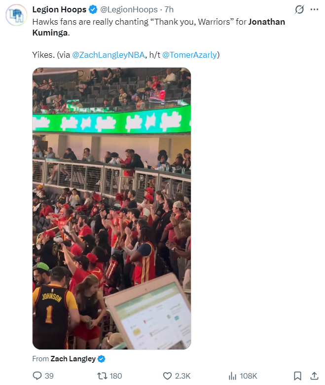 科爾功勛籃球成笑柄！庫明加三戰31中21登場全勝 老鷹解說嘲諷勇士 - 