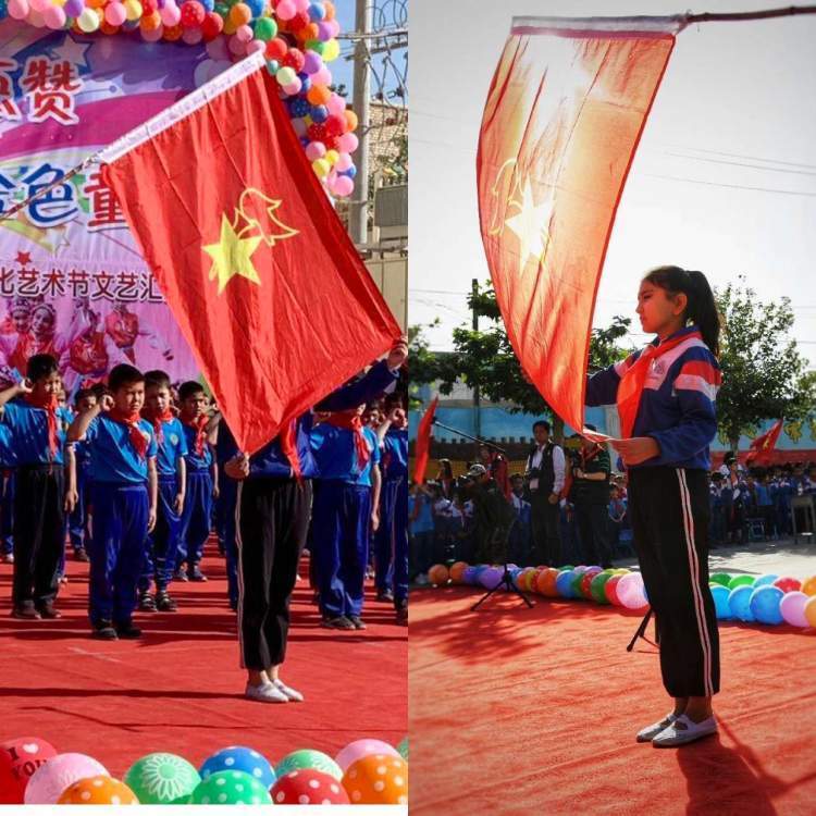 这次活动的目的是向上海对口援助的喀什莎车县恰萨小学捐赠学习用品和