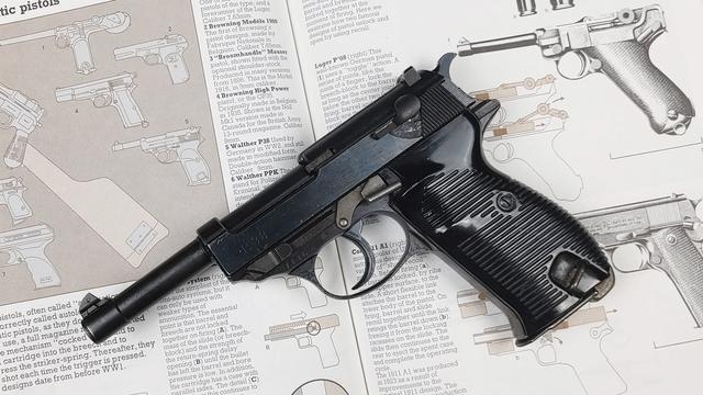 瓦尔特P38手枪二战经典之作枪械史上的不朽传奇-腾讯新闻