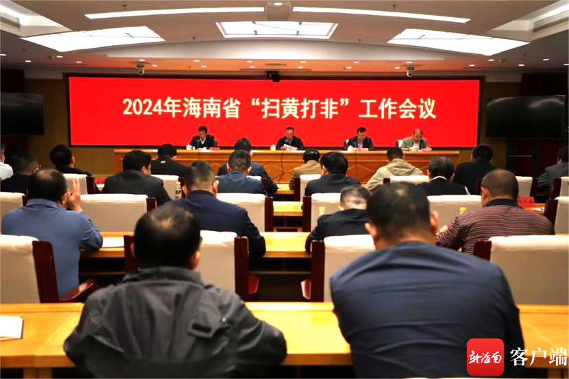 海南省召开2024年扫黄打非工作会议