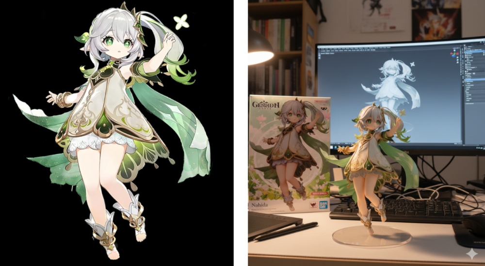 2026年全网都在玩 nano banana 生成手办，但这个 AI 真能给你做出来