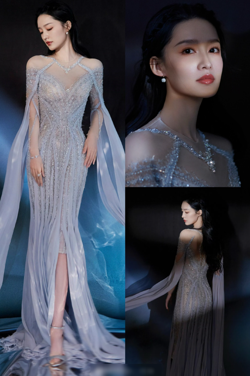 又是红毯!童瑶贝嫂撞衫,田曦薇簪花少女,但宋佳只惊艳了出发照