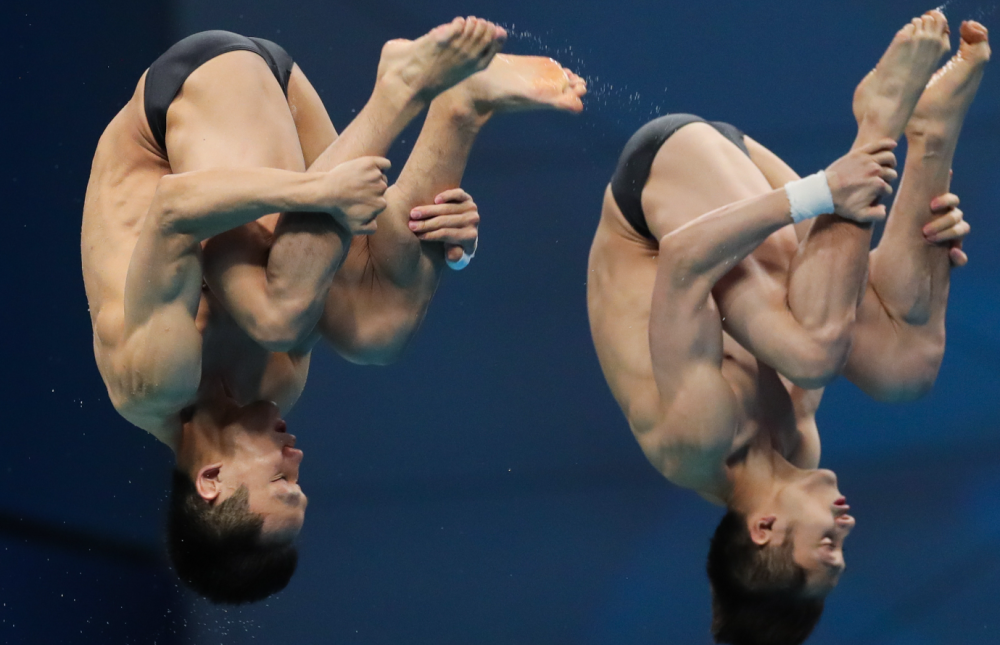 47775分杨昊练俊杰双人10米台夺冠中国跳水队斩获第7金