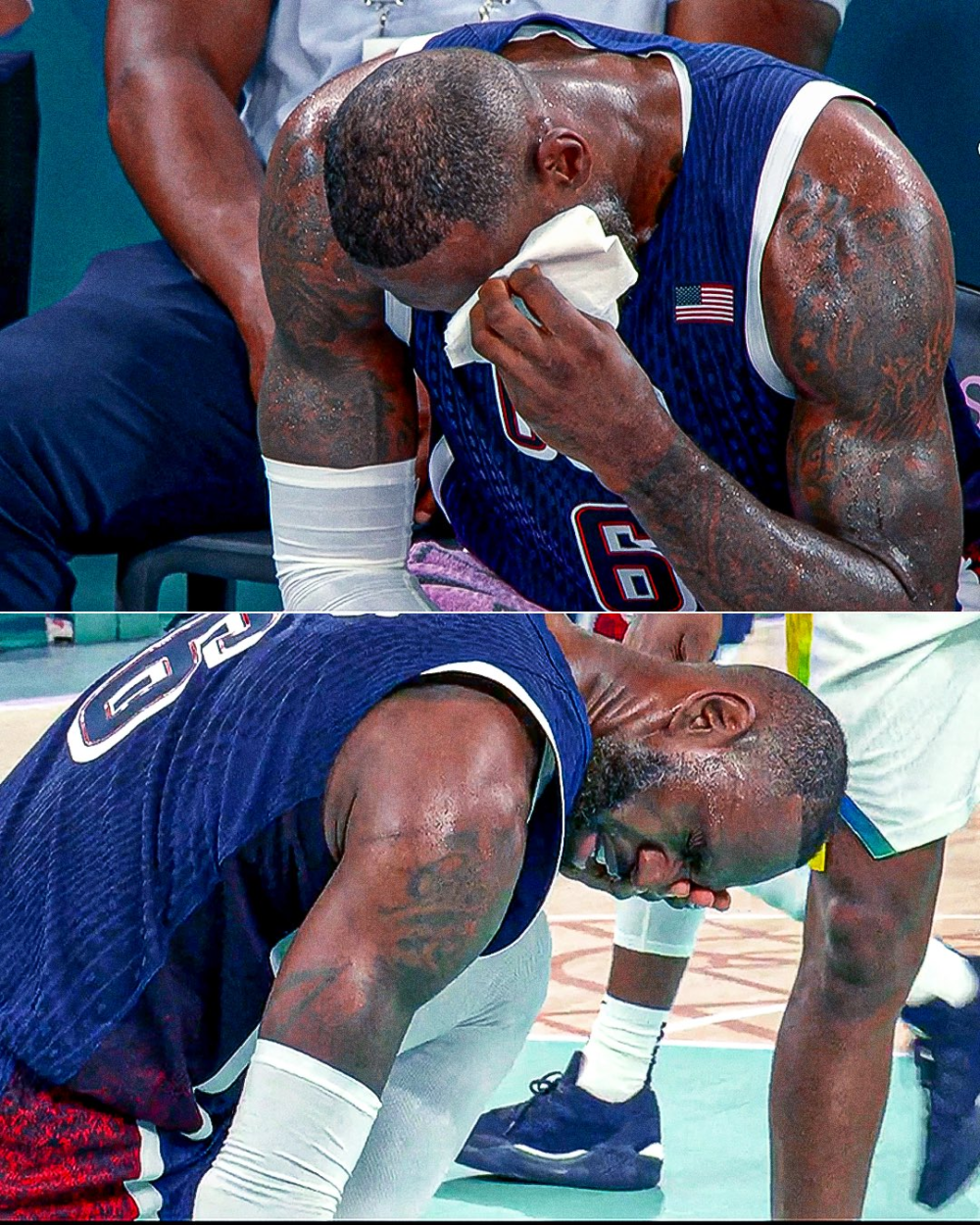 美国35分大胜巴西晋级 詹姆斯12 9眼部受伤