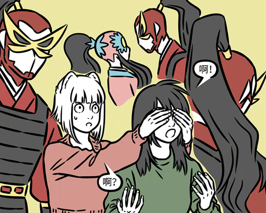 图片[7]-非人哉：九月浪费天赋？氧气老师对漫画去信心，假面双侠拯救她-古次元