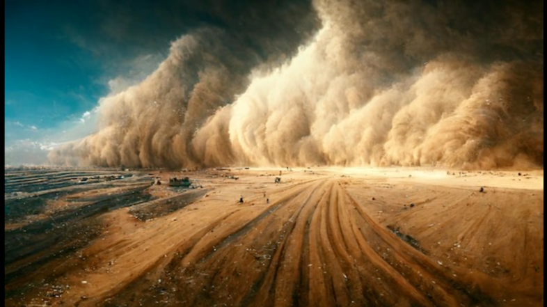 因此在我国西北部地区和华北北部地区就容易产生这种强灾害性天气