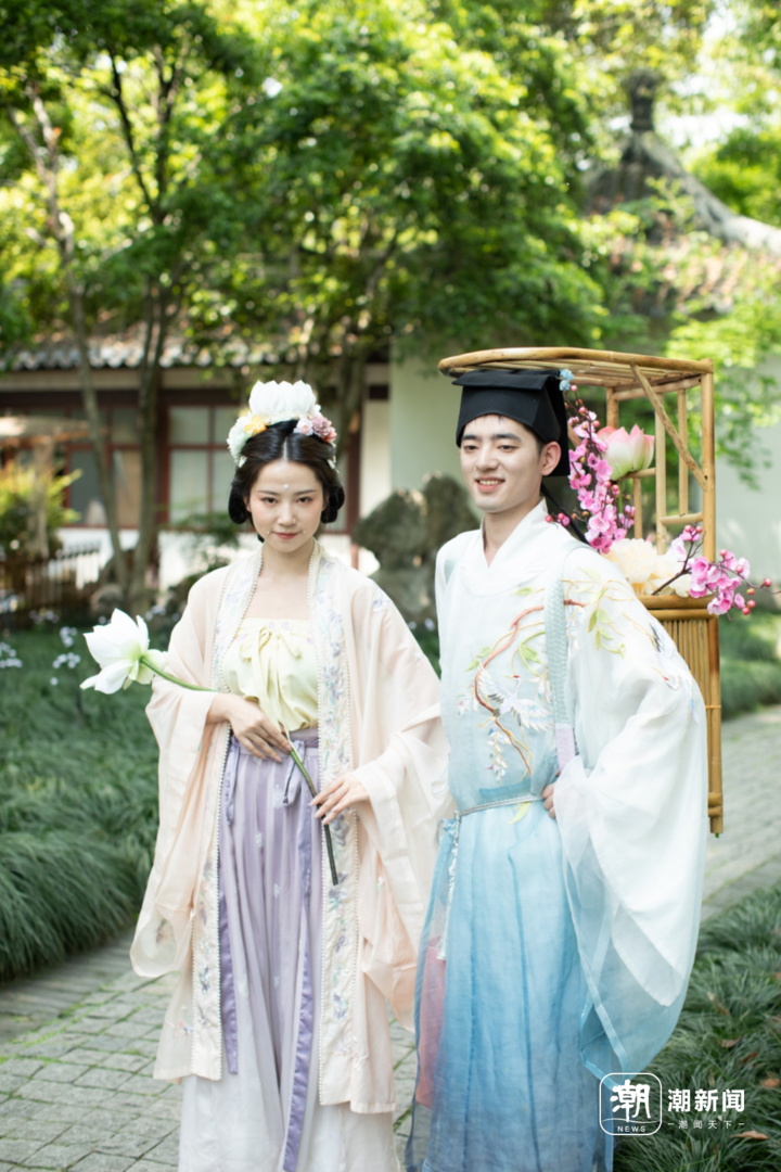 把酒临风,簪花留春,西湖边这场宋韵簪花游解锁春日浪漫_腾讯新闻