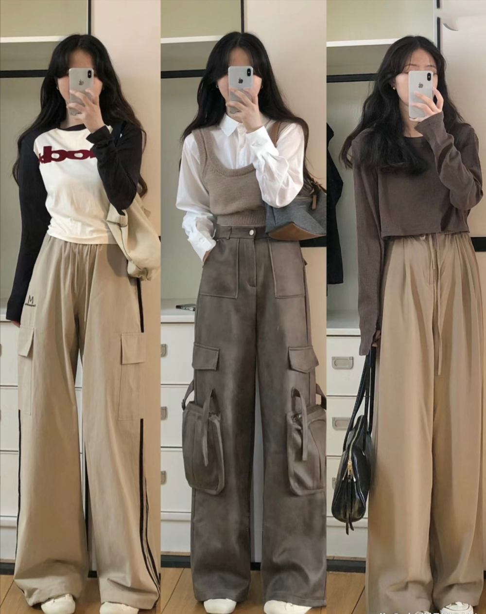 博主们爱"惨"的工装裤,甜酷好搭配,上身太洋气了!
