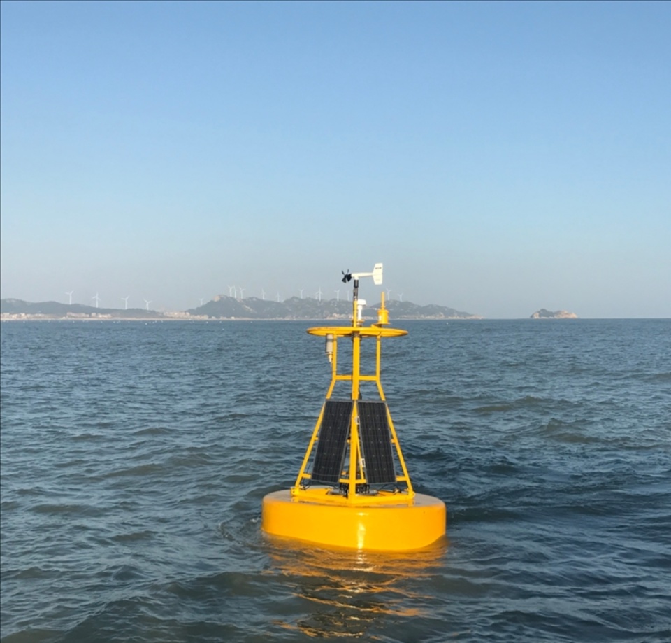 声呐浮标就是图片上这个样子,只不过外形和军用涂漆颜色不能这样醒目