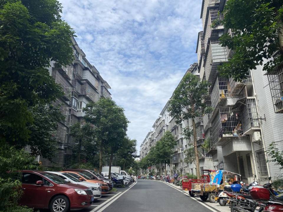 5月31日,走进内江隆昌市金鹅街道光跃社区群星花园小区,贴在公示栏上