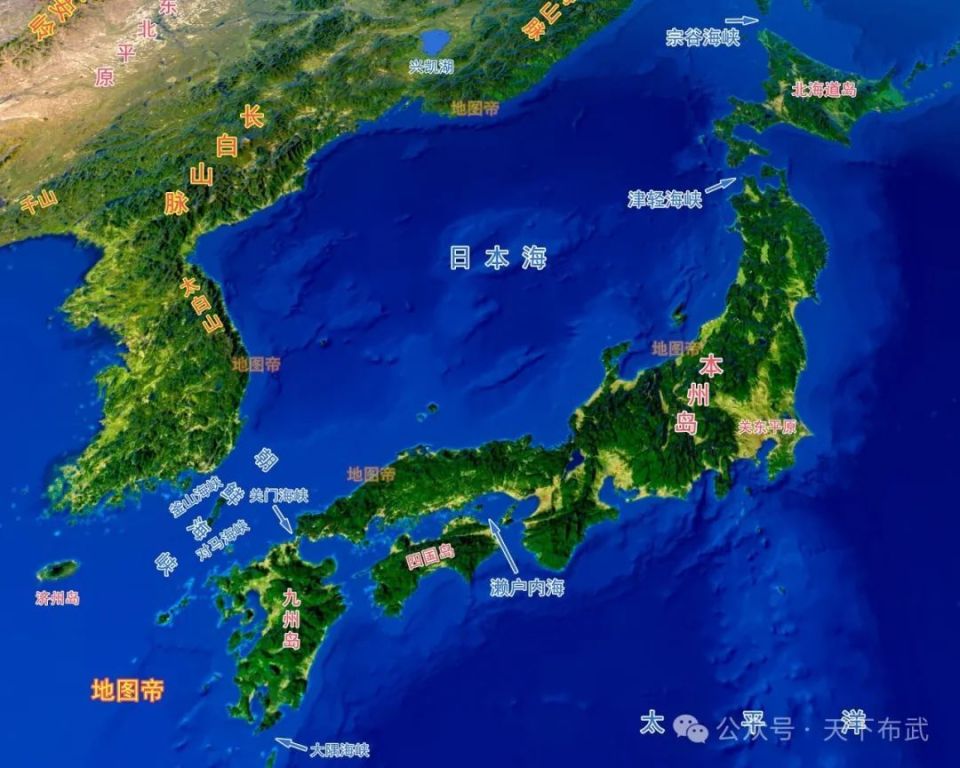 和《开罗宣言》,作为二战战败国的日本,其领土其实仅限于北海道岛