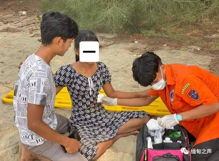 缅甸小情侣甜蜜约会遭抢劫,女子中枪瘫坐地上不敢动_腾讯新闻