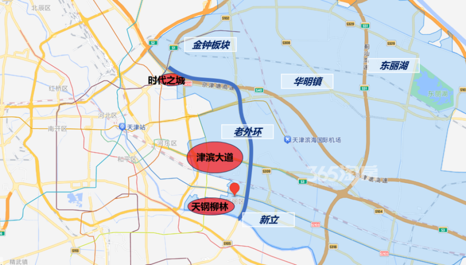 东丽区最新道路规划图图片