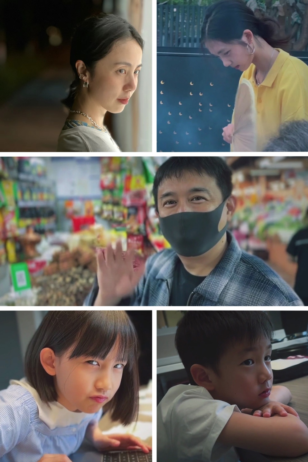 孙莉晒儿女出游照,小女儿长成翻版黄磊,多多和弟弟妹妹略显疏远