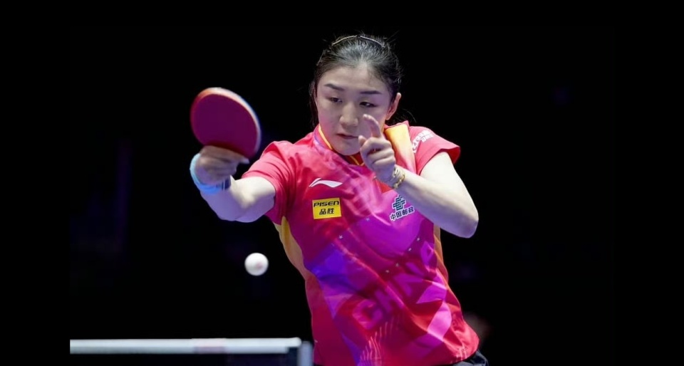世乒赛国乒女队30法国晋级决赛华裔选手袁嘉楠赢陈梦一局