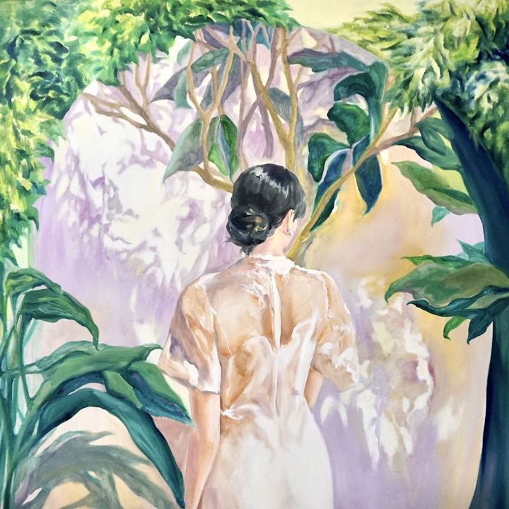 顾大红《春风又绿江南岸》龚静怡《无色之象Ⅴ号》高雅芳《秋色》高