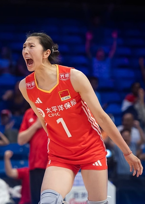 中国女排3-2复仇多米尼加精彩图集！吴梦洁伤愈复出斩获25分！