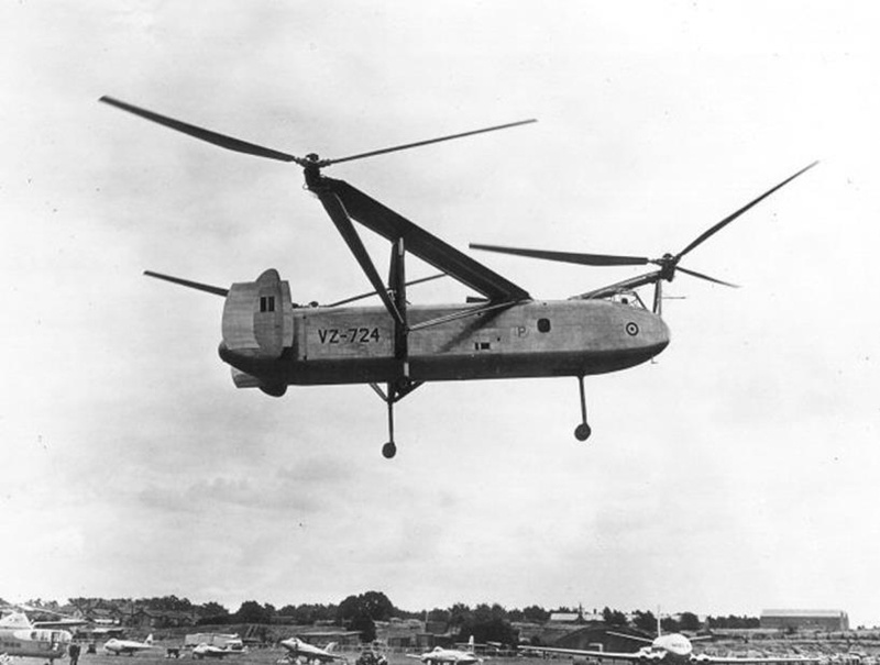 英国的奇特设计,三旋翼的w.11天空之马重型直升机