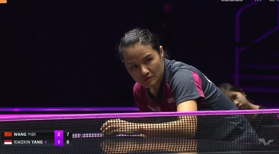 恭喜王艺迪,下一轮她的对手是美国华裔选手张安和罗马尼亚老将萨马拉