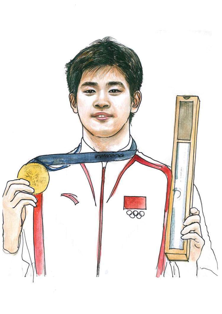 40枚金牌市民手绘巴黎奥运中国健儿夺金时刻​​