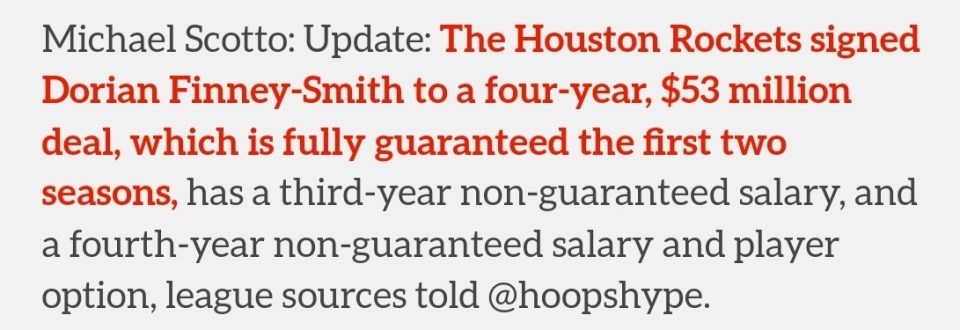 火箭起飞！详解DFS“2+1+1”合同：可进可退双方共赢，利好续约阿门