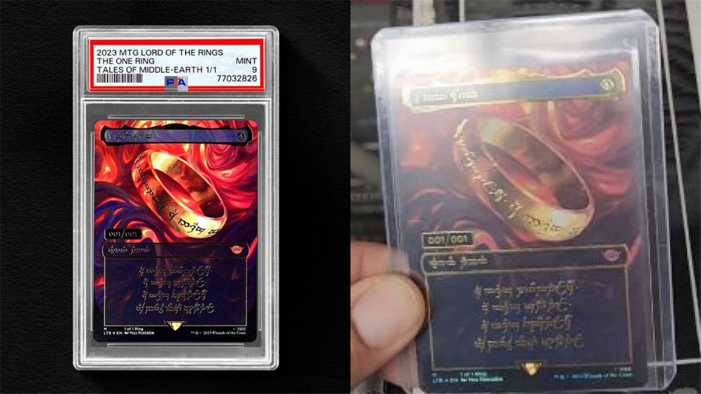 全球唯一,《万智牌》至尊魔戒卡牌已被抽出,售价有望超过黑莲花_腾讯