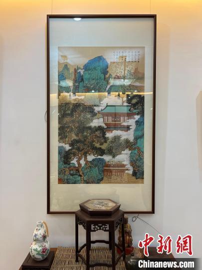 探访中国传统界画创作：界尺笔墨间绘东方建筑美学_腾讯新闻
