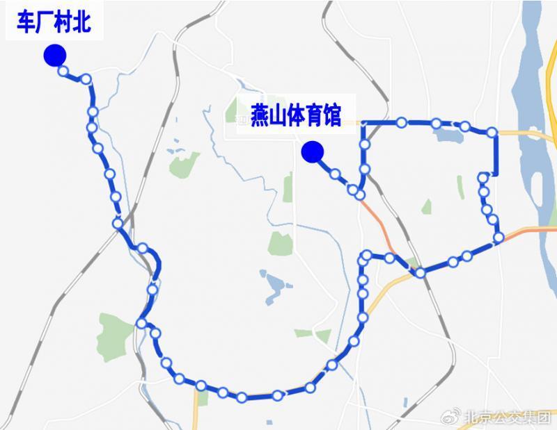 北京975路公交车路线图图片