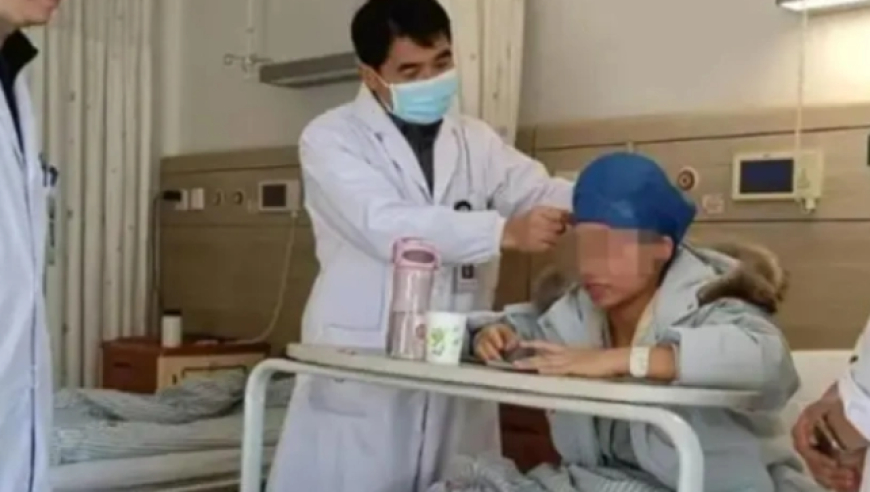 江苏泰州女子取全部头皮救烧伤父亲 当事人：有轻微痛感 准备好再次取