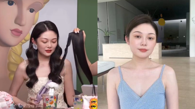网红晚晚回应近期争议，否认不让助播女生化妆，早前带货卷发棒翻车_腾讯新闻