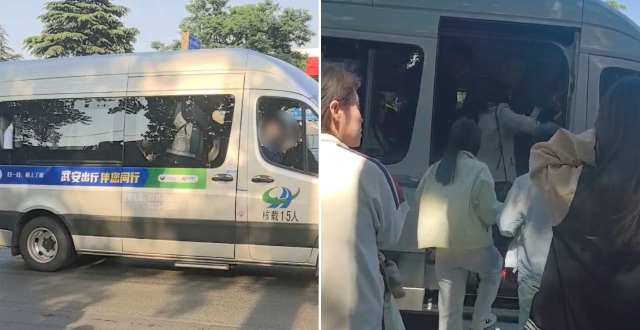 河北一公交线路车辆被指长期超员：核载15人实超40人，乘客摔落受伤缩略图
