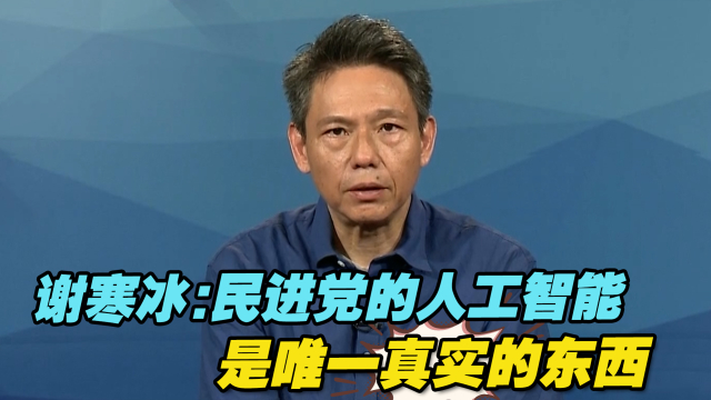民进党的人工智能“吃了诚实豆沙包”？谢寒冰：唯一真实的东西_腾讯新闻
