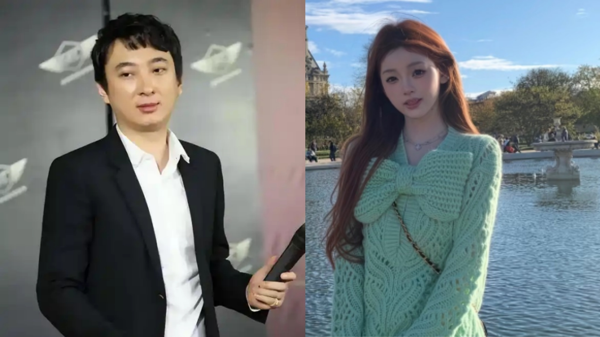 王思聪带懒懒看演唱会被大屏抓拍，娇羞低头躲镜头，发量好稀疏_腾讯新闻
