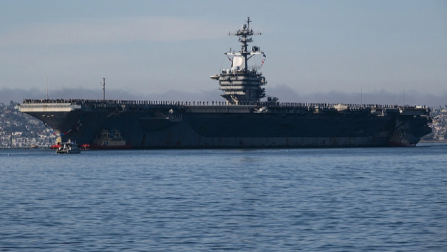 美媒爆料：紧张局势之际，五角大楼将航母打击群调往中东方向