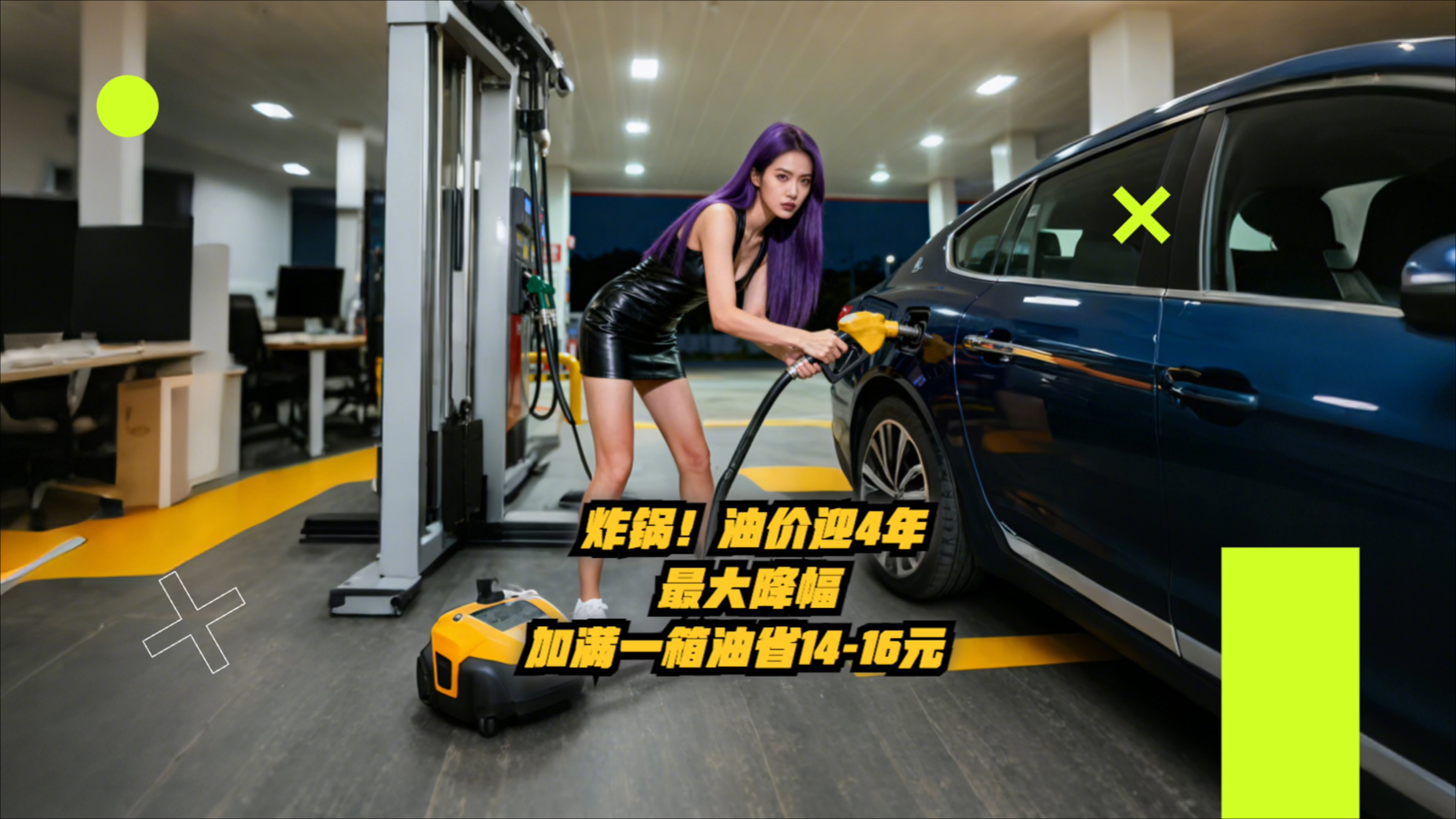 炸锅！油价迎4年最大降幅，加满一箱省14-16元，新能源不香了_腾讯新闻