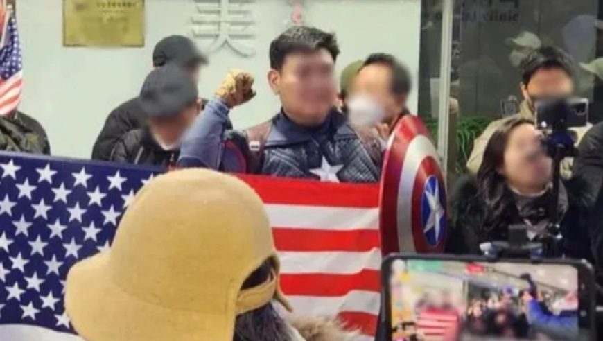 震惊！“美国队长”强闯中国驻韩大使馆？男子被逮捕起诉！