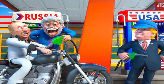 印媒制作动画片“普京”与“莫迪”亲密互动,“特朗普”气得咬牙切齿缩略图