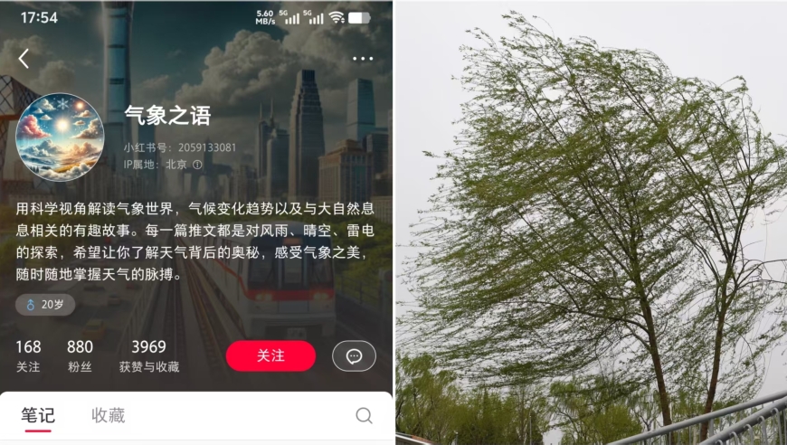 大二学生竟比官方早3天预警13级大风？揭秘'气象之语'背后的追风少年！