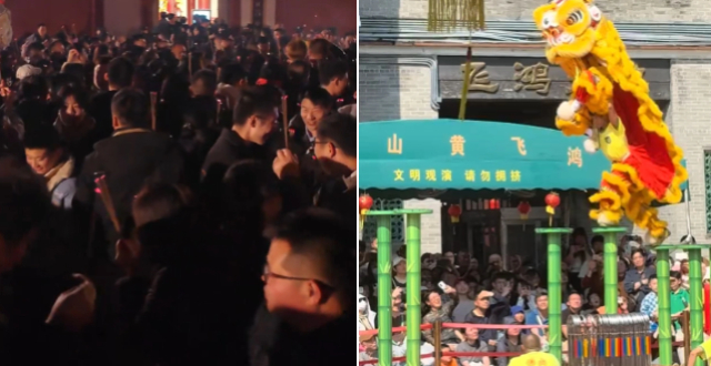 正月初五玉泉寺迎财神人气爆棚，市民零点排队抢头香缩略图