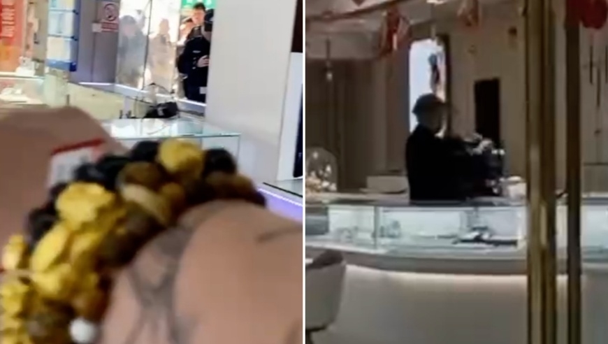 惊！福建平潭一男子自拍抢金店还发网上，究竟咋回事？