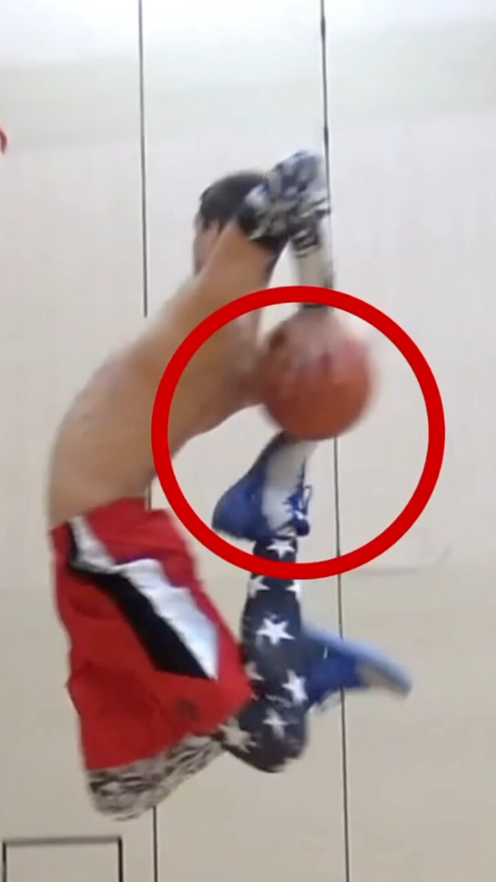 骨骼极限挑战！这般扣篮，NBA球员也只能仰望_腾讯新闻